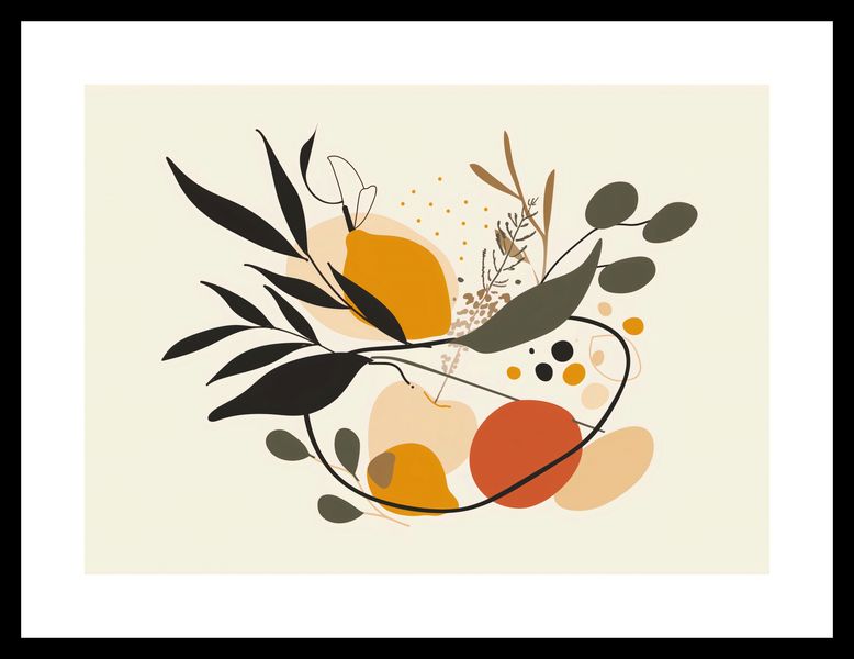 Plakat 35x25cm Botaniczny Wir zdjęcie 3