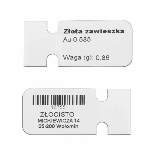 ZŁOTY ŁAŃCUSZEK DIAMENTOWANY ROLO 585 50 CM GRAWER zdjęcie 2