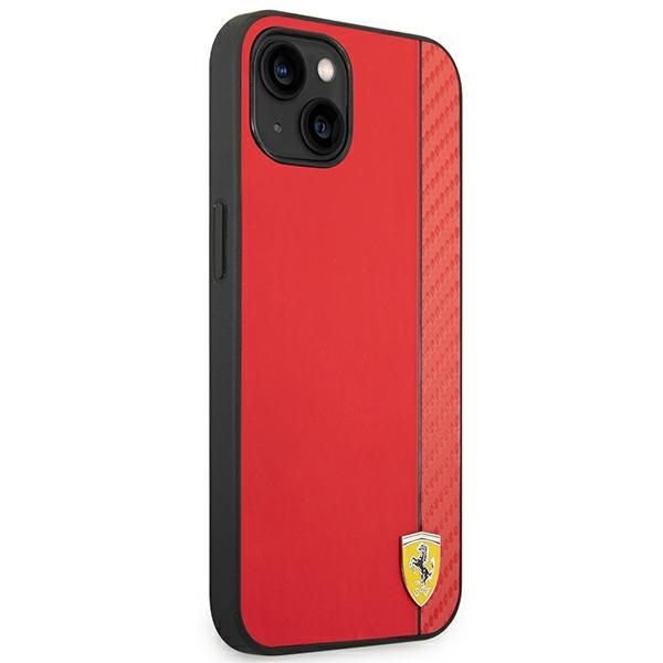 Etui Ferrari do iPhone 15 Plus, iPhone 14 Plus, Czerwony zdjęcie 4