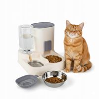 PODAJNIK KARMY i WODY DLA PSA KOTA AUTOMATYCZNY Miska Poidło Dozownik 2w1