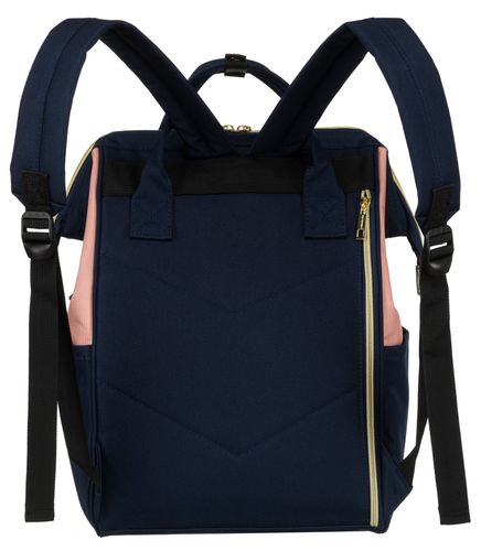 plecak materiałowy ptn alfa-6027 navy+pink na Arena.pl