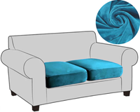 2X POKROWIEC NA SIEDZISKO OPARCIE WELUR URKUSOWY