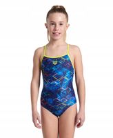 Strój kąpielowy dziewczęcy jednoczęściowy sportowy na basen Arena Daly 140