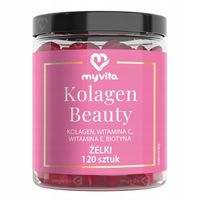 MyVita Kolagen Beauty Żelki Naturalne 120 żelek