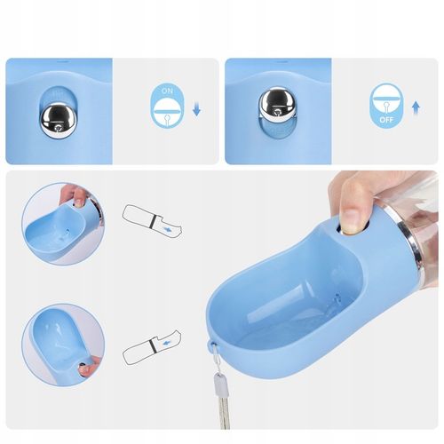 Poidło dla psa Bidon z miską na Wodę 380ml na Arena.pl