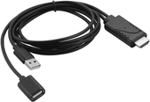 Adapter HDMI Do Telefonu iPhone Android 1080P USB Lightning USB C Micro USB