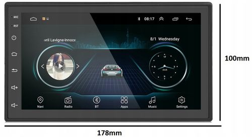 Radio Samochodowe 2DIN 7011S Android  Nawigacja GPS  LCD 7" Kamera Cofania na Arena.pl