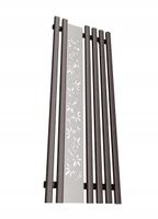 Grzejnik dekoracyjny FLOWER 180x60 BORDO