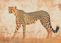 Plakat 100x70cm Gepard w Ruchu