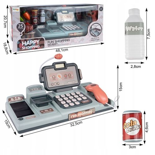 KASA FISKALNA SKLEPOWA INTERAKTYWNA ZAKUPY WAGA SKANER RUCHOMA TAŚMA KOSZYK na Arena.pl