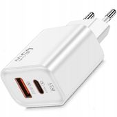 SZYBKA ŁADOWARKA SIECIOWA 2 x USB ZASILACZ KOSTKA 45W 4000mA