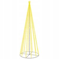 Choinka stożkowa, 732 ciepłe białe LED, 160x500 cm