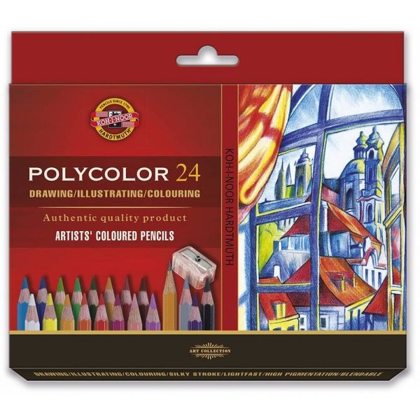 KOH I NOOR POLYCOLOR 24 KOL zdjęcie 1