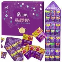 KALENDARZ ADWENTOWY IRVING HERBATA 24 DNI CODZIENNIE Z INNĄ HERBATĄ