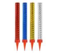 Fontanny race urodzinowe na tort holograficzne 12 cm, 4 szt.