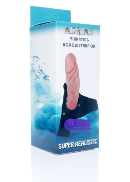 Strapon Proteza Penisa Pusta Dildo Wibrator 16Cm zdjęcie 6