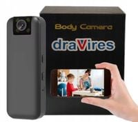 Mini kamera kartę SIM draVires zdalny podgląd żywo podczerwień szpiegowska