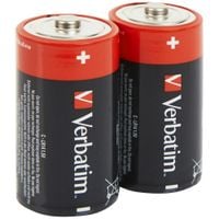 verbatim bateria alkaliczna c lr14 2szt  czarny/black 49922