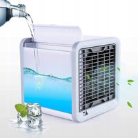 MINI KLIMATYZATOR PRZENOŚNY AIR COOLER LED USB NA WODĘ NAWILŻACZ