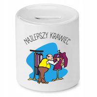 Skarbonka Dla Krawcowej Krawca Najlepszy Krawiec Z Nadrukiem Ze Zdjęciem