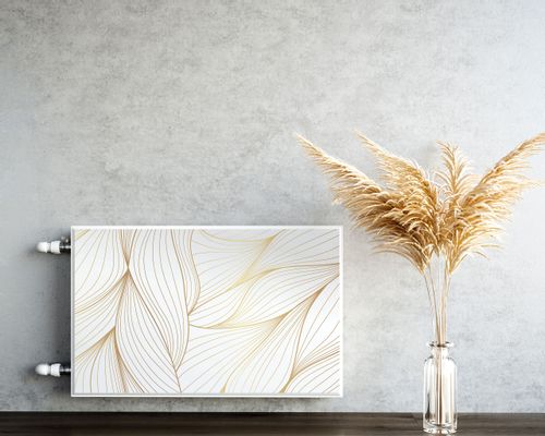 MASKOWNICA Magnetyczna Grzejnika Liście Styl Line-art 80cm x 60cm na Arena.pl