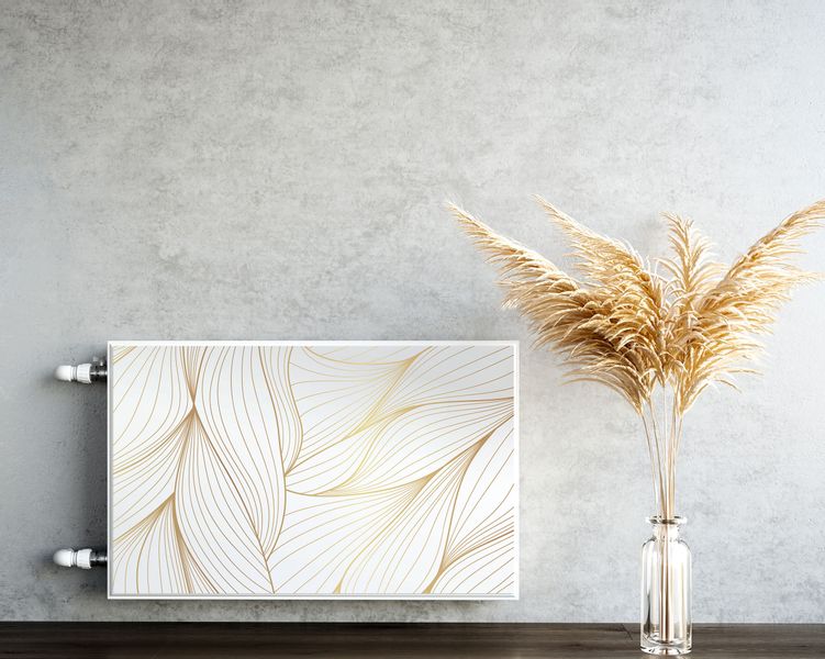 MASKOWNICA Magnetyczna Grzejnika Liście Styl Line-art 80cm x 60cm zdjęcie 5