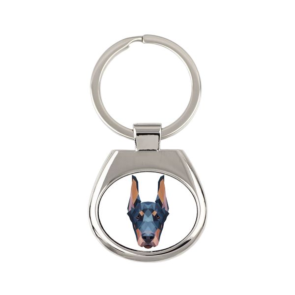 Doberman brelok geometryczny Art-Dog zdjęcie 1