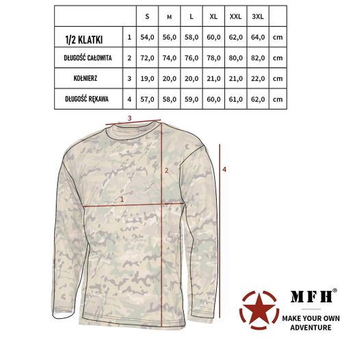 Koszula US langarm  operation-camo 170 g/m² XXL na Arena.pl