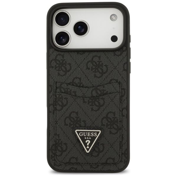Etui Guess 4G Double Card Triangle do iPhone 17 Pro Max czarny zdjęcie 3