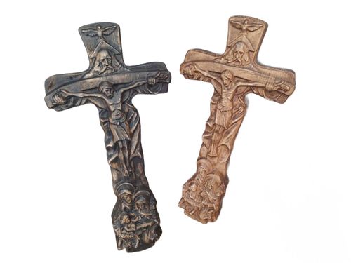 Drewniany Krzyż Krzyżyk na ścianę obraz 30cm na Arena.pl