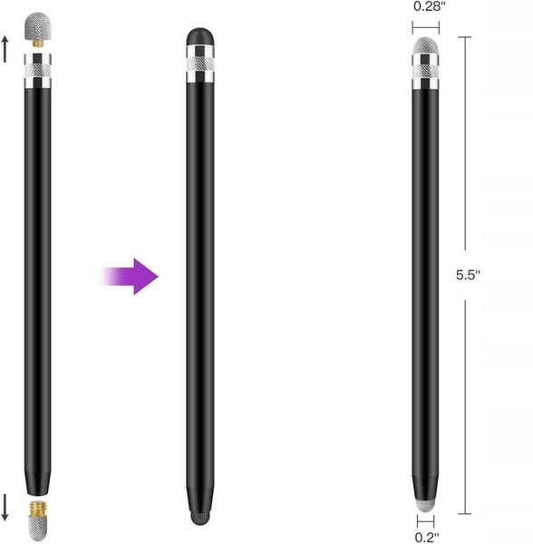 TECH-PROTECT USP100 4-TIP TOUCH STYLUS PEN VIOLET/PINK zdjęcie 4
