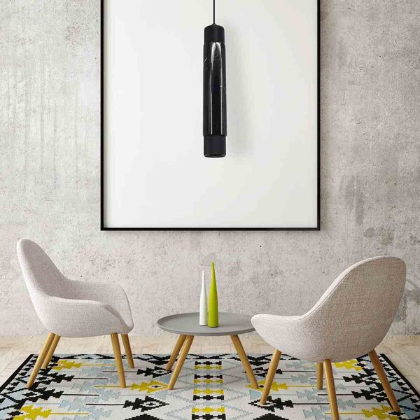 LAMPA WISZĄCA MARBLE BLACK 1XGU10 zdjęcie 5