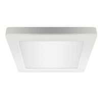 Ledowy plafon nowoczesny Olga 18W do sypialni biały