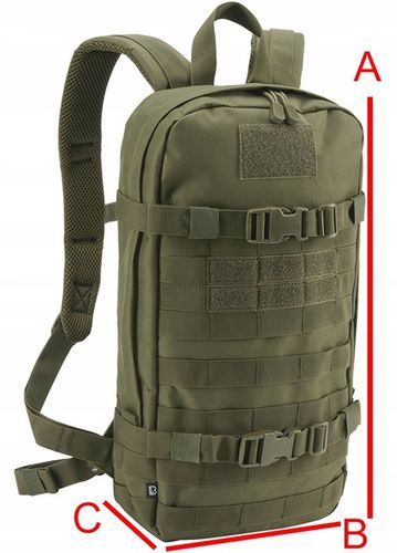 Plecak Wojskowy Turystyczny BRANDIT US COOPER Miejski Szkolny 11L Olive na Arena.pl