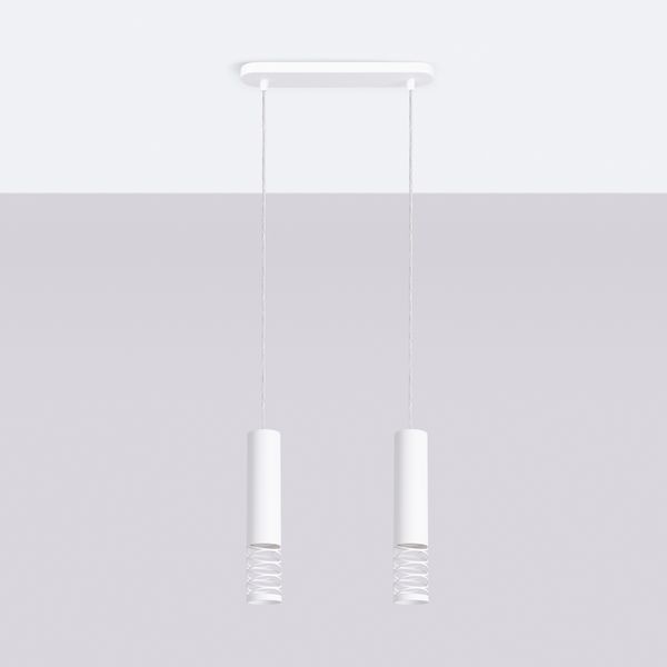 Lampa wisząca LAMI 2 biały zdjęcie 2