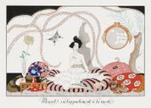 Plakat 18x13cm Minhuit, Barbier Vintage do Salonu