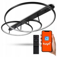 Lampa Sufitowa LED Plafon Natynkowy TUYA Aplikacja Na Telefon + Pilot 156W