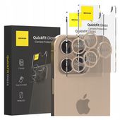 SZKŁO NA APARAT DO IPHONE 16 PRO / MAX OCHRONA NAKŁADKA OSŁONA + APLIKATOR