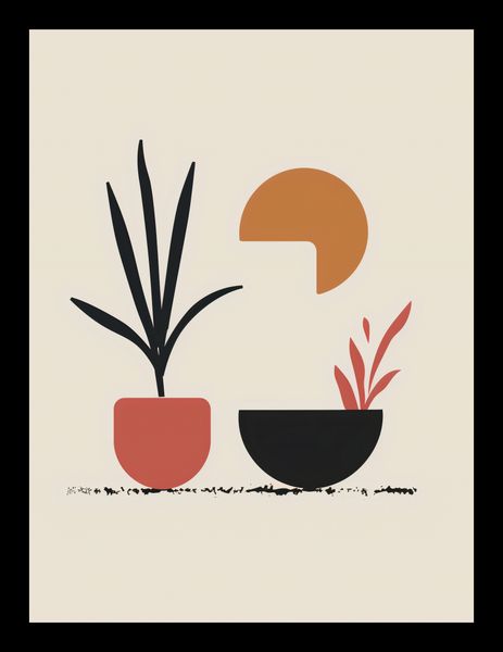 Plakat 30x40cm Domowy Ogród zdjęcie 2
