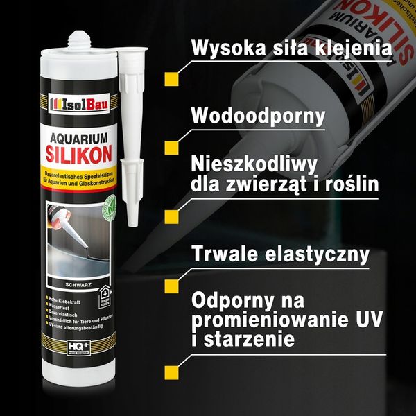 Silikon akwarystyczny czarny 300 ml zdjęcie 5