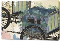 Obraz 100x70cm Wagon, Sekka Japoński Vintage do Salonu