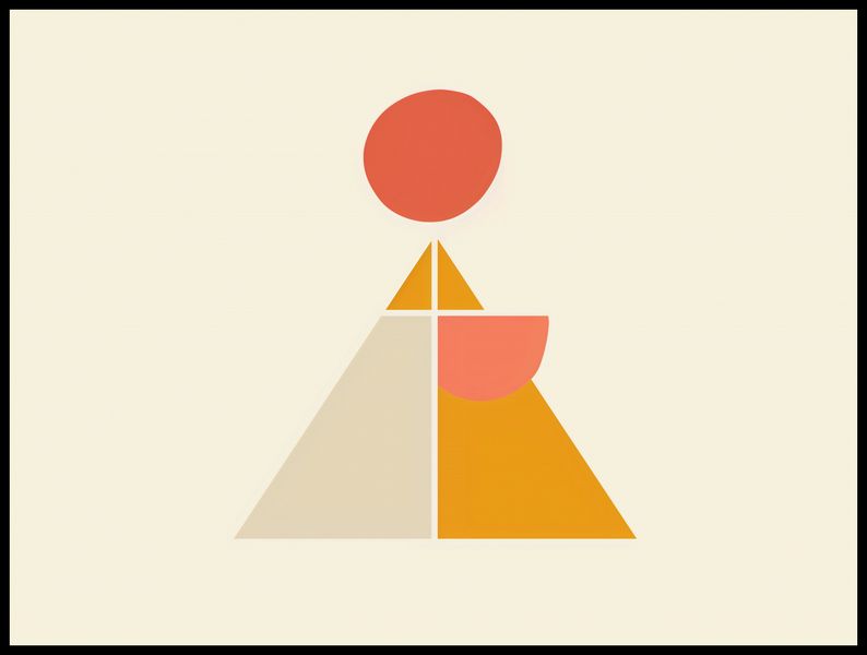 Plakat 100x75cm Piramida Równowagi zdjęcie 2