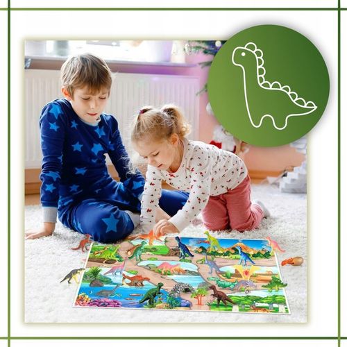 Kalendarz Adwentowy Świąteczny dla Dzieci 24 Dinozaury Kolejka Akcesoria na Arena.pl