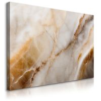 Obraz Do Sypialni Beżowy Marmur Styl Glamour Abstrakcja 120cm x 80cm