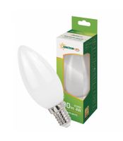 Żarówka LED E14 COG świecowa 4W 230V ciepła mleczna
