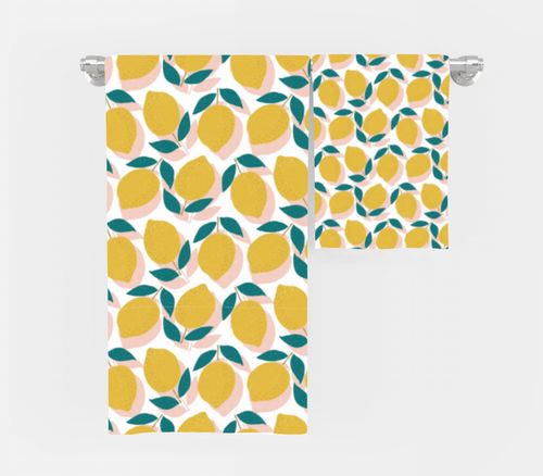 RĘCZNIK Cytrynki z twoim dowolnym tekstem 140x75cm 012G na Arena.pl