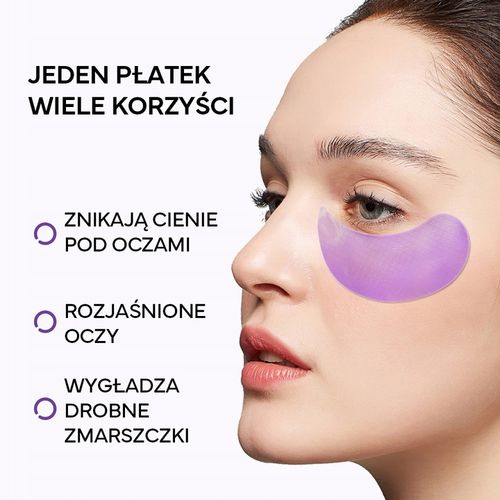 Płatki Żelowe Pod Oczy Retinol Przeciwzmarszczkowe Odmładzające 60 na Arena.pl