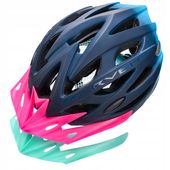 KASK ROWEROWY REGULOWANY METEOR MARVEN M 55-58 2 daszki otwory