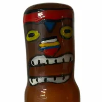 condomerie prezerwatywa artystyczna tiki totem-hawaii-03 ręcznie malowana