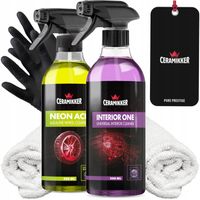 Cleaner INTERIOR ONE Renowacja Plastików + Płyn do Mycia Felg Czyszczenia